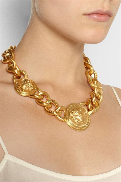 versace gold pendant price|versace jewelry real gold.